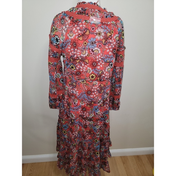 Free People × Cassis Printed Chiffon Dress - Picture 9 of 15